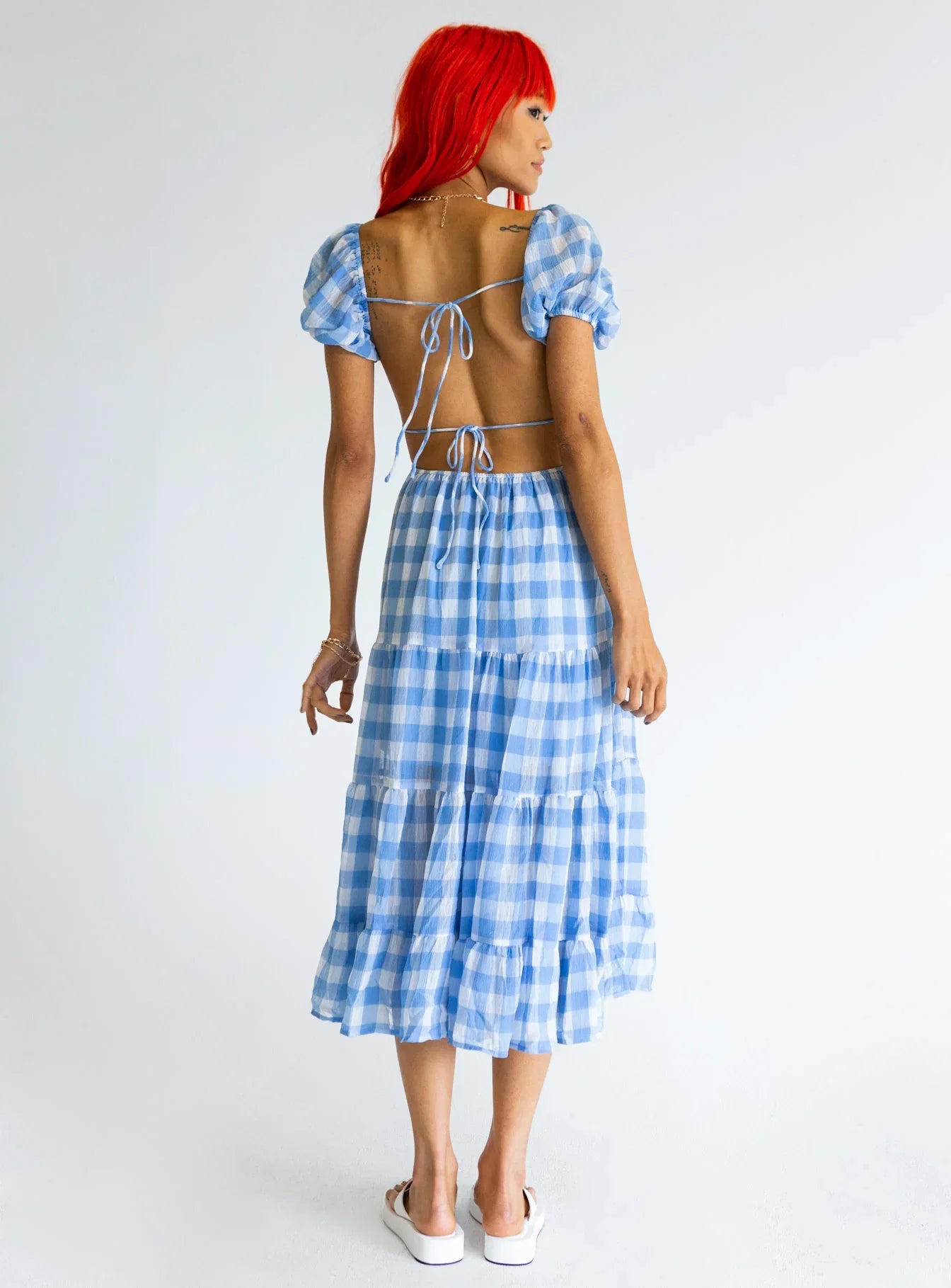 Danny Midi Dress Blue