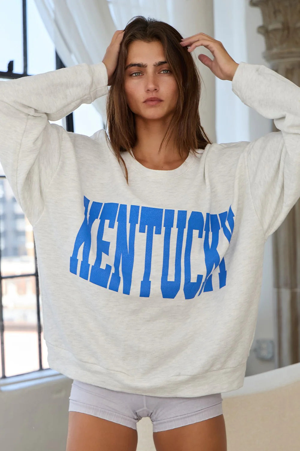 Kentucky Grey Crew Neck Sweatshirt