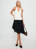 Life Goes By Sleeveless Top White