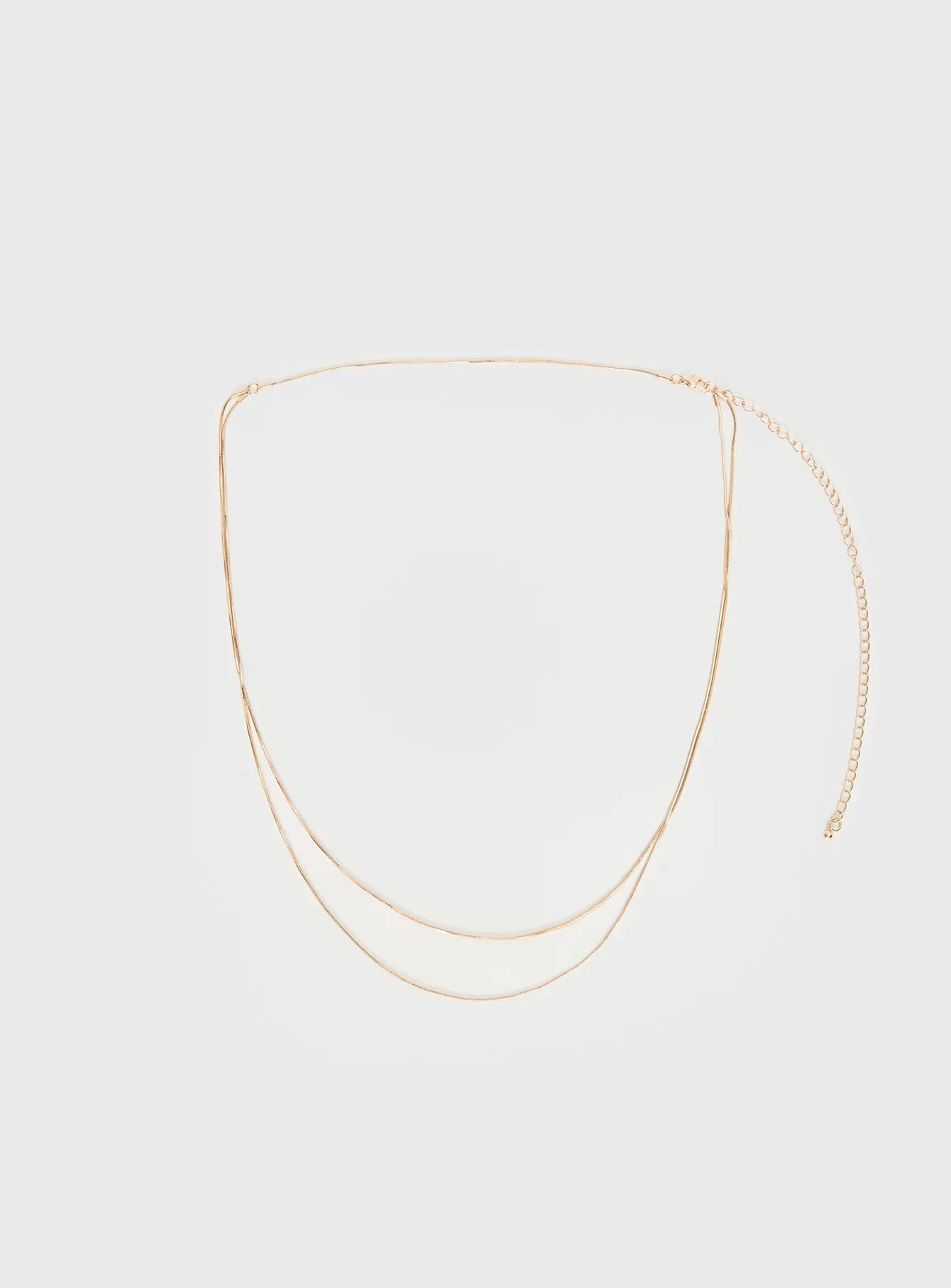Dressed Up Dainty Chain Belt Gold
