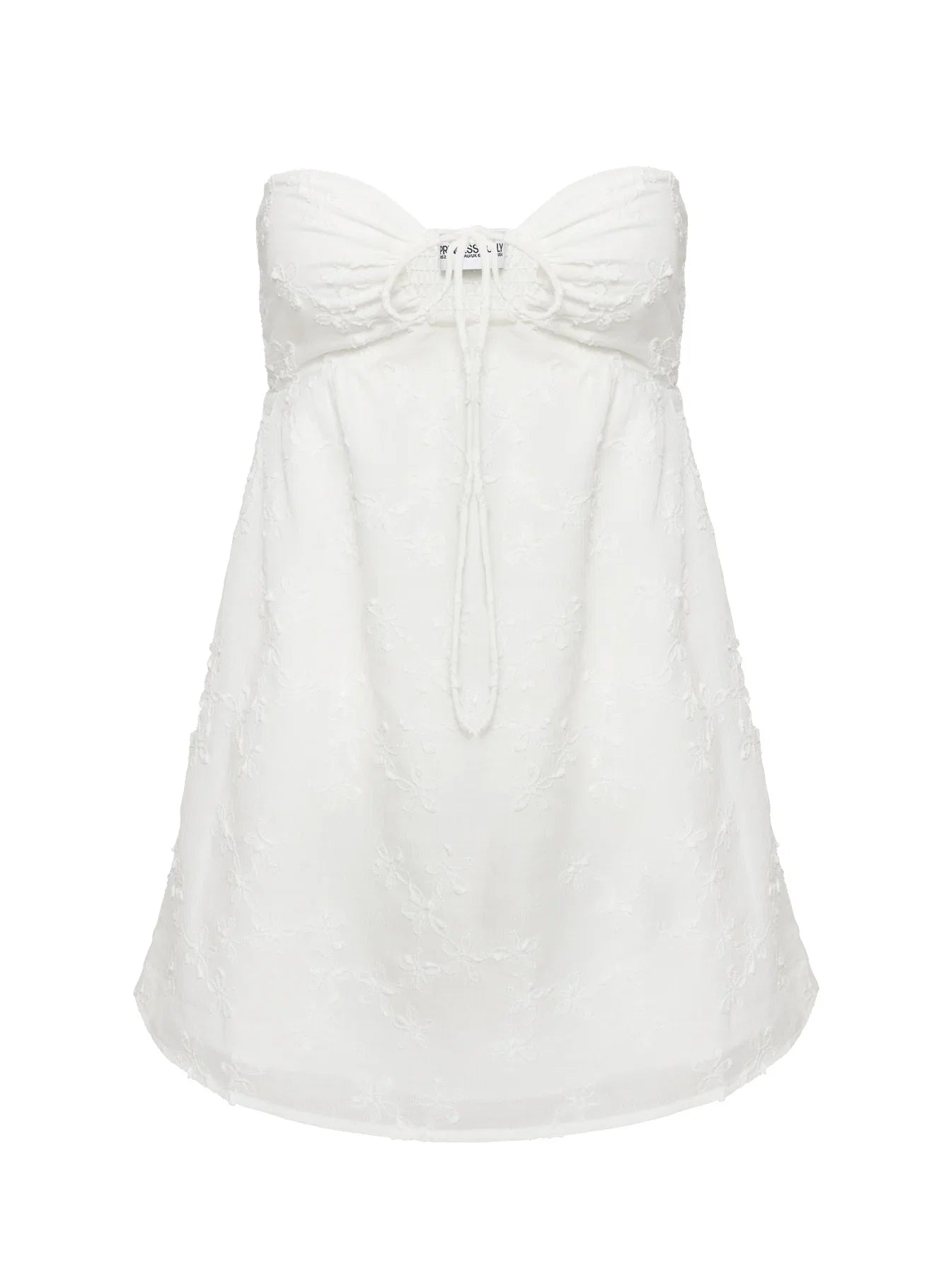Rosenberg Strapless Mini Dress White