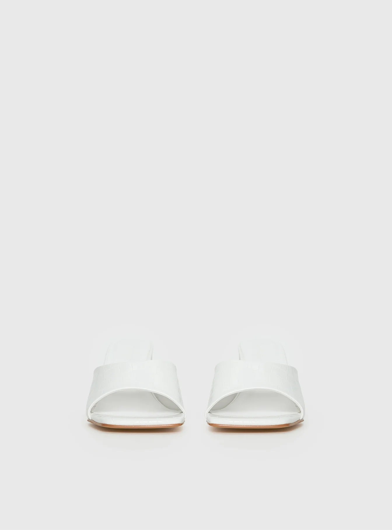 Sunset Boulevard Heels White