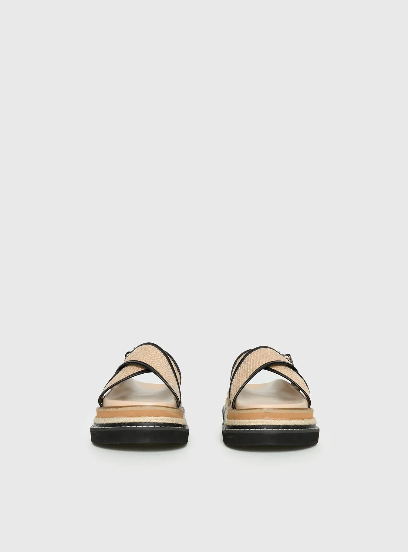 Odi Sandals Tan Black