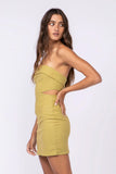 Youre The One Tea Leaf Strapless Bodycon Mini Dress