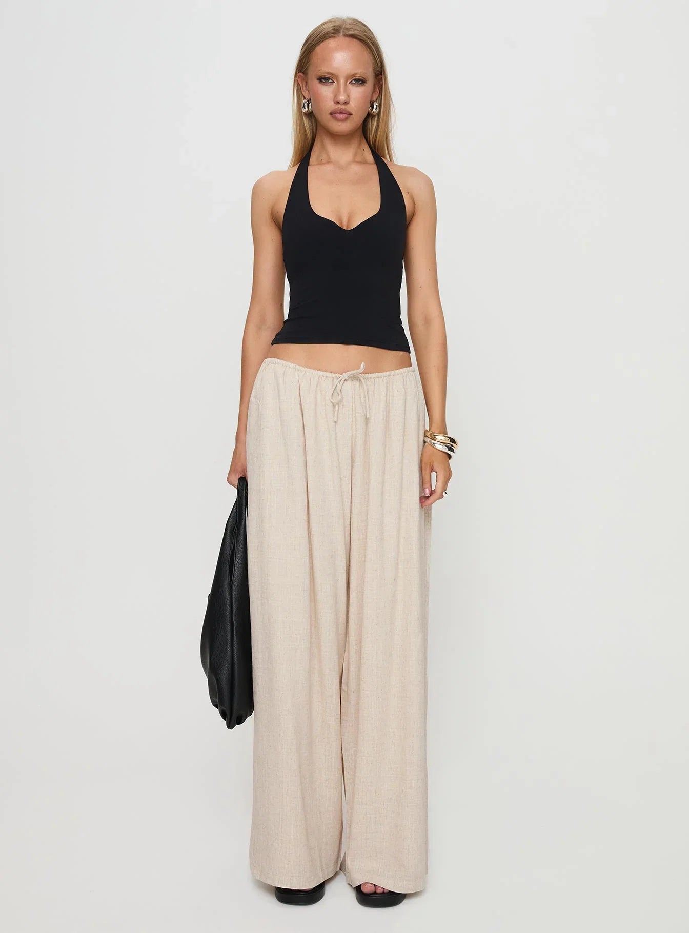 Beach Comber Linen Pant Beige
