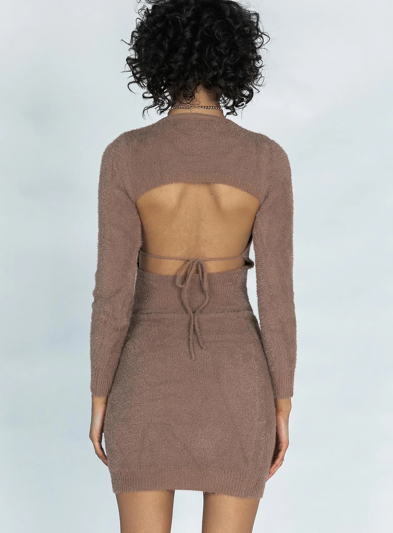 Dani Mini Dress Brown
