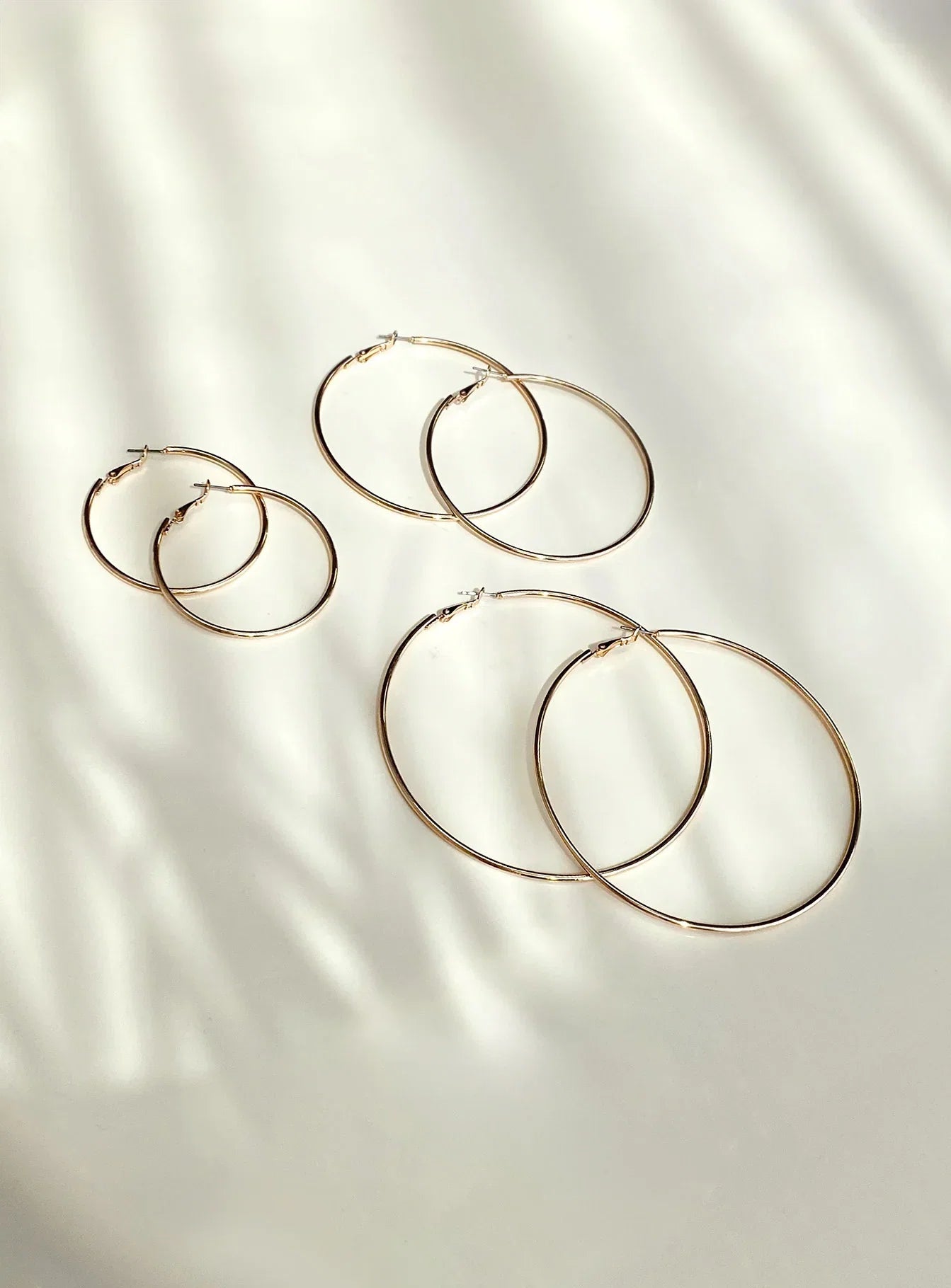 Guessing Game Hoop Earring Pack Gold