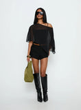 Senzo Wrap Shorts Black