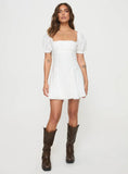 Rabatia Mini Dress White