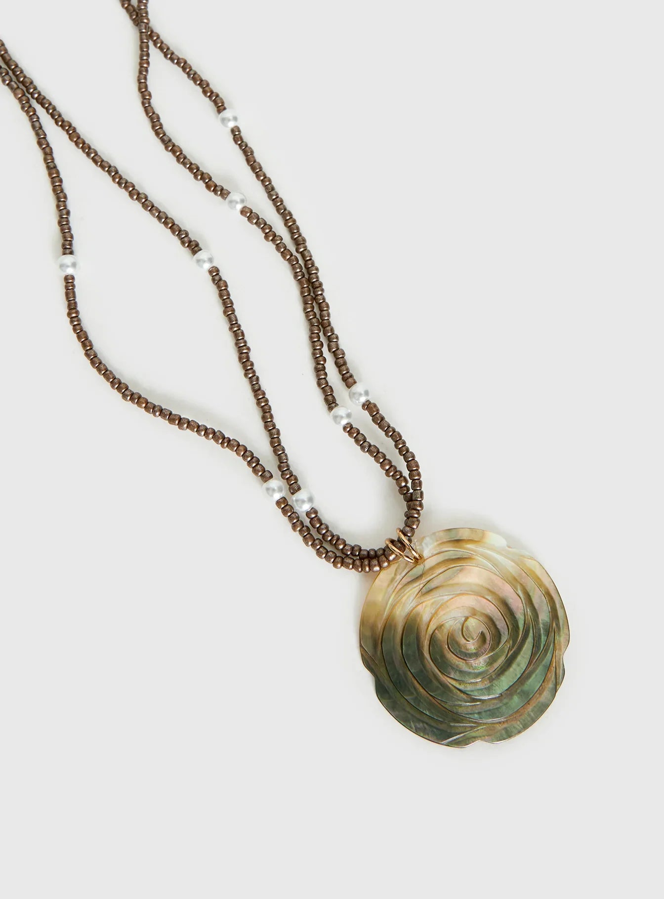 Light Of Day Pendant Necklace Green