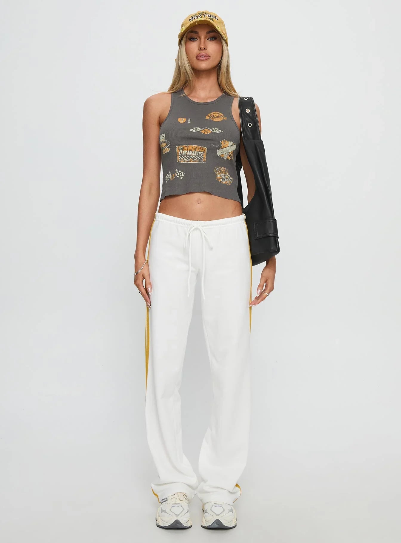 Need For Speed Tank Top Charcoal