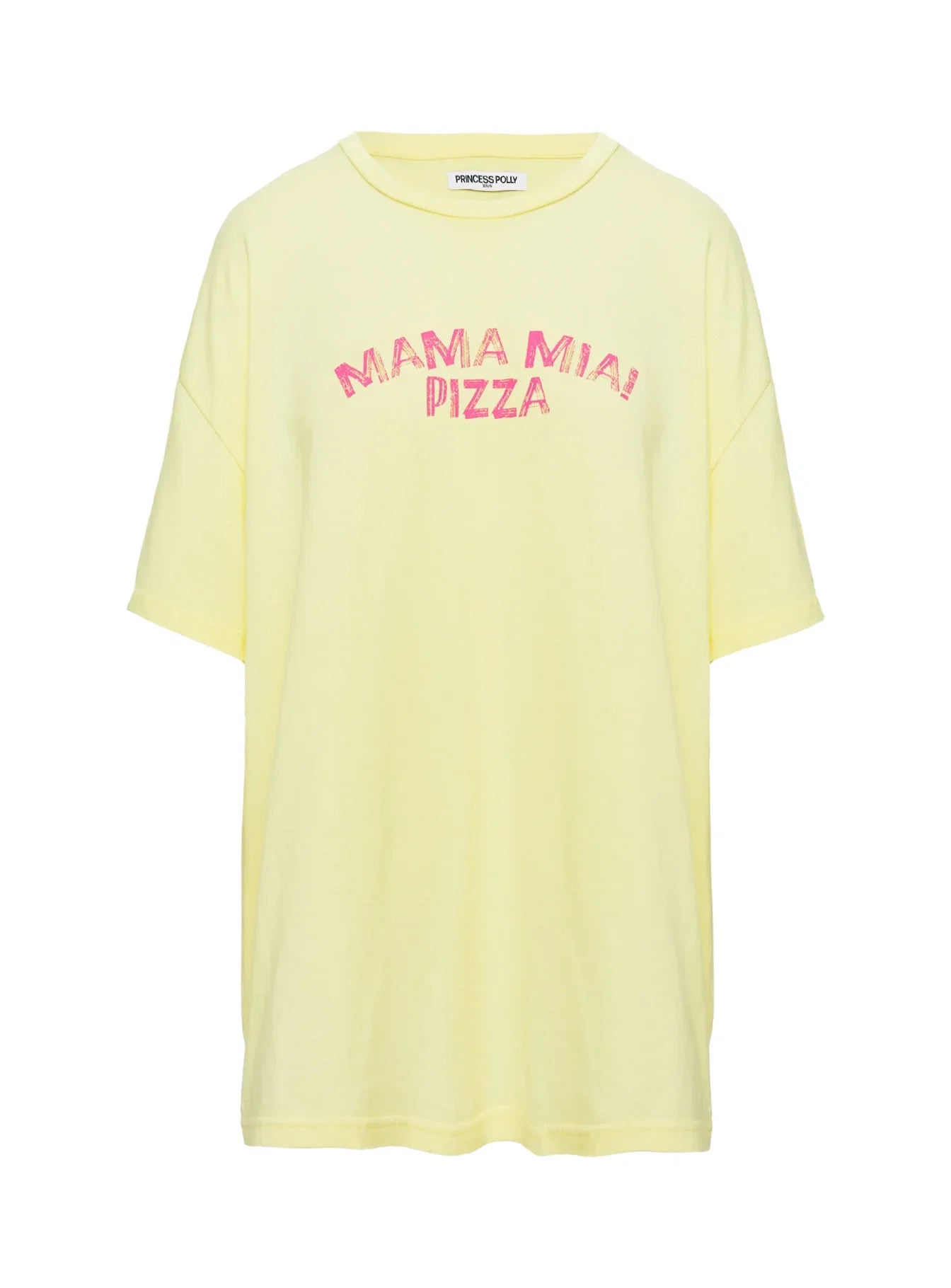 Made With Love Graphic Top Pastel Yellow