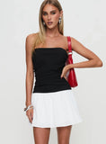 First Impressions Strapless Mini Dress Black White