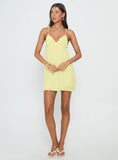 Matea Mini Dress Lemon