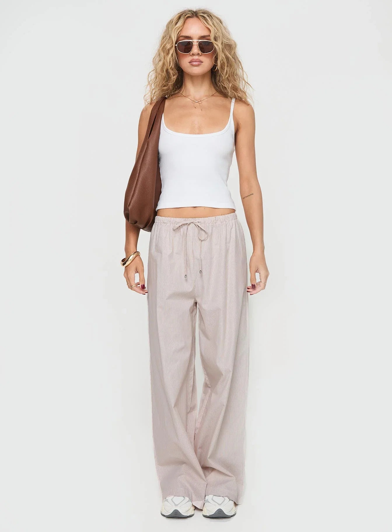 Ogilvie Pants Beige Stripe