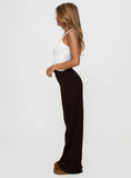 Montana Knit Pants Chocolate Brown