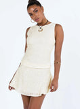 Perilla Mini Skirt Cream