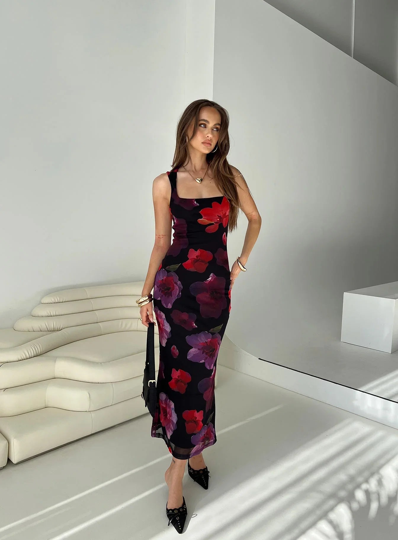 Eviana Maxi Dress Floral