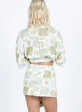 Caraliia Mini Skirt Green