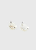 Vanita Earrings Silver Yellow