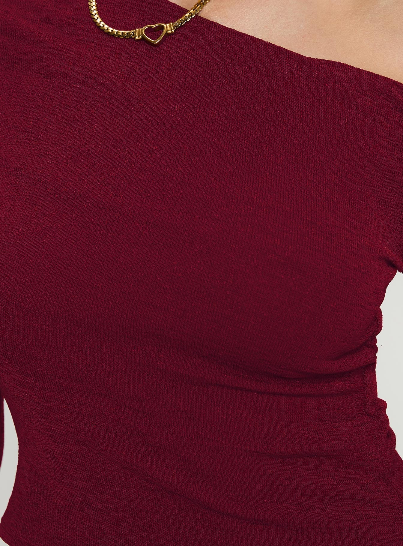 Malian Long Sleeve Top Burgundy