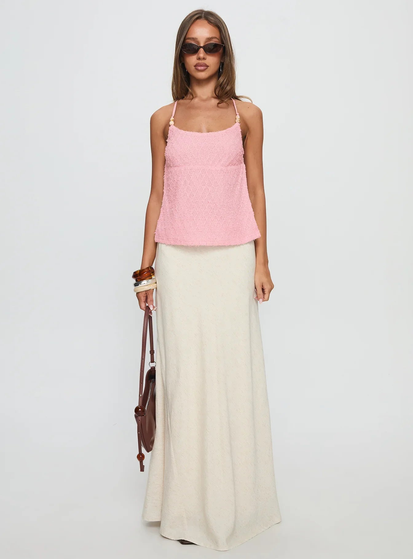Aleris Backless Top Pink