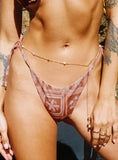 Nevaeh Triangle Bikini Top Rust Pink