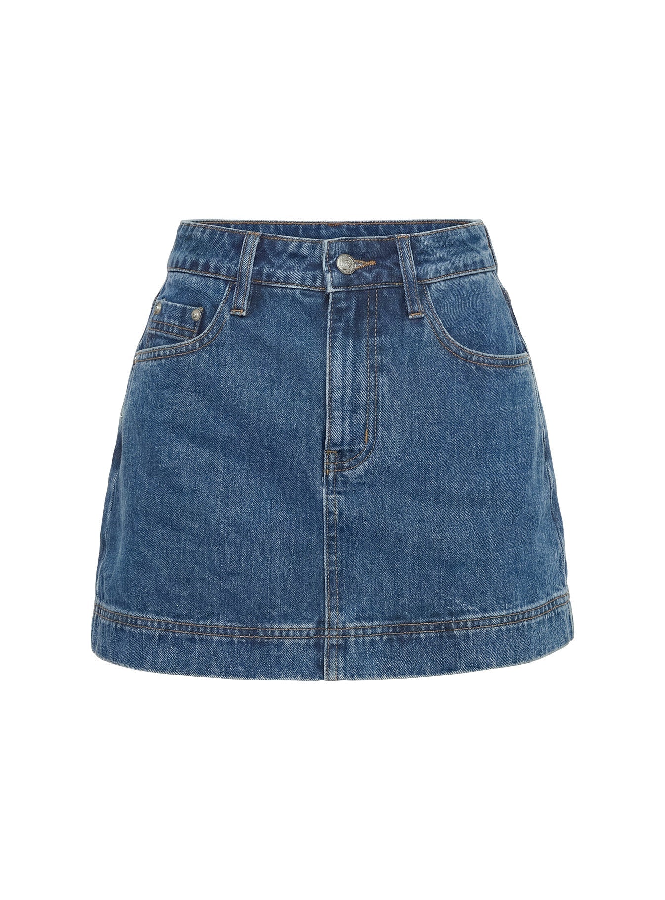 Gazelle Denim Skort Mid Wash Tall