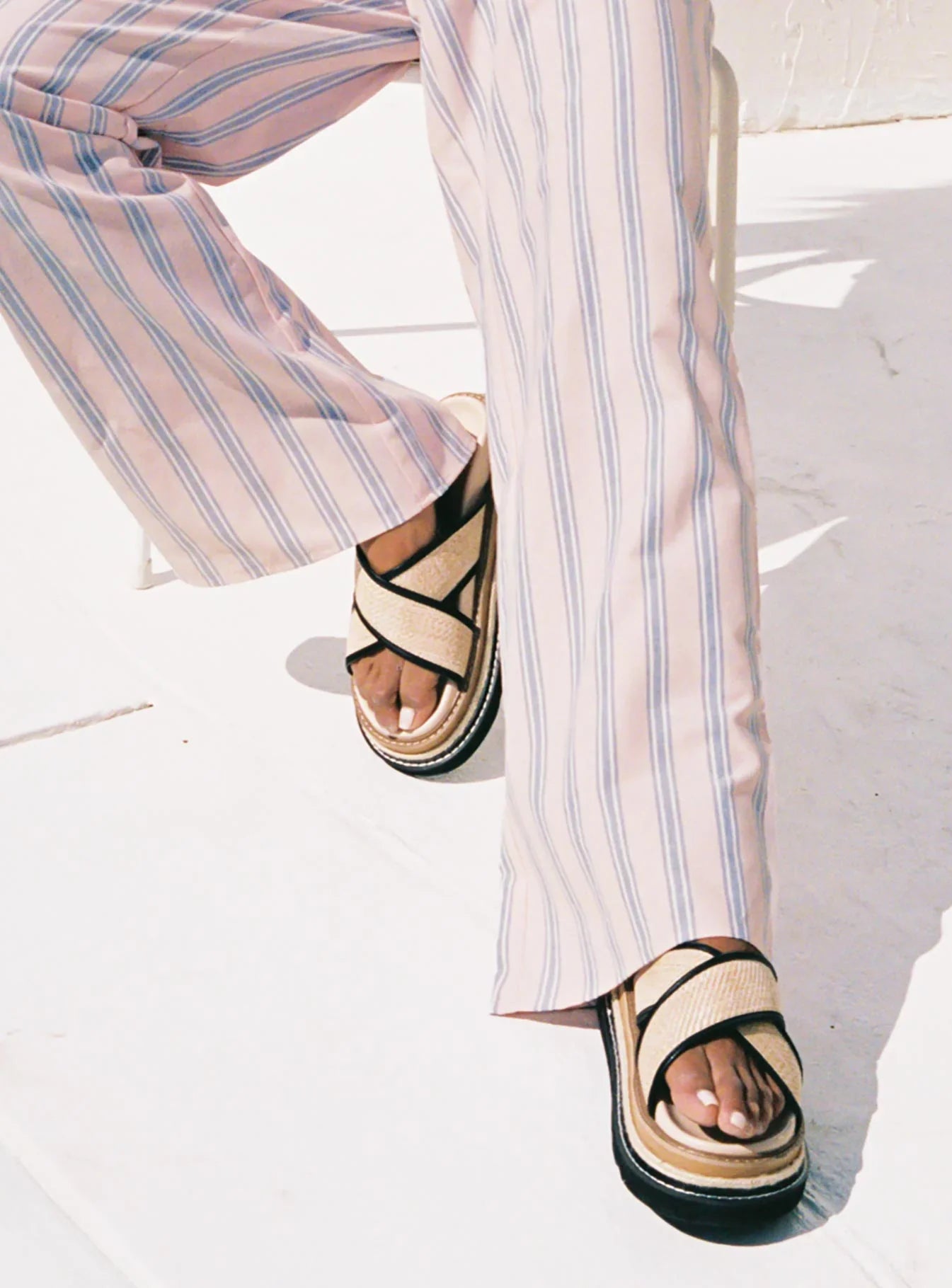 Odi Sandals Tan Black