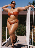 Janea Bikini Bottoms Rust Curve
