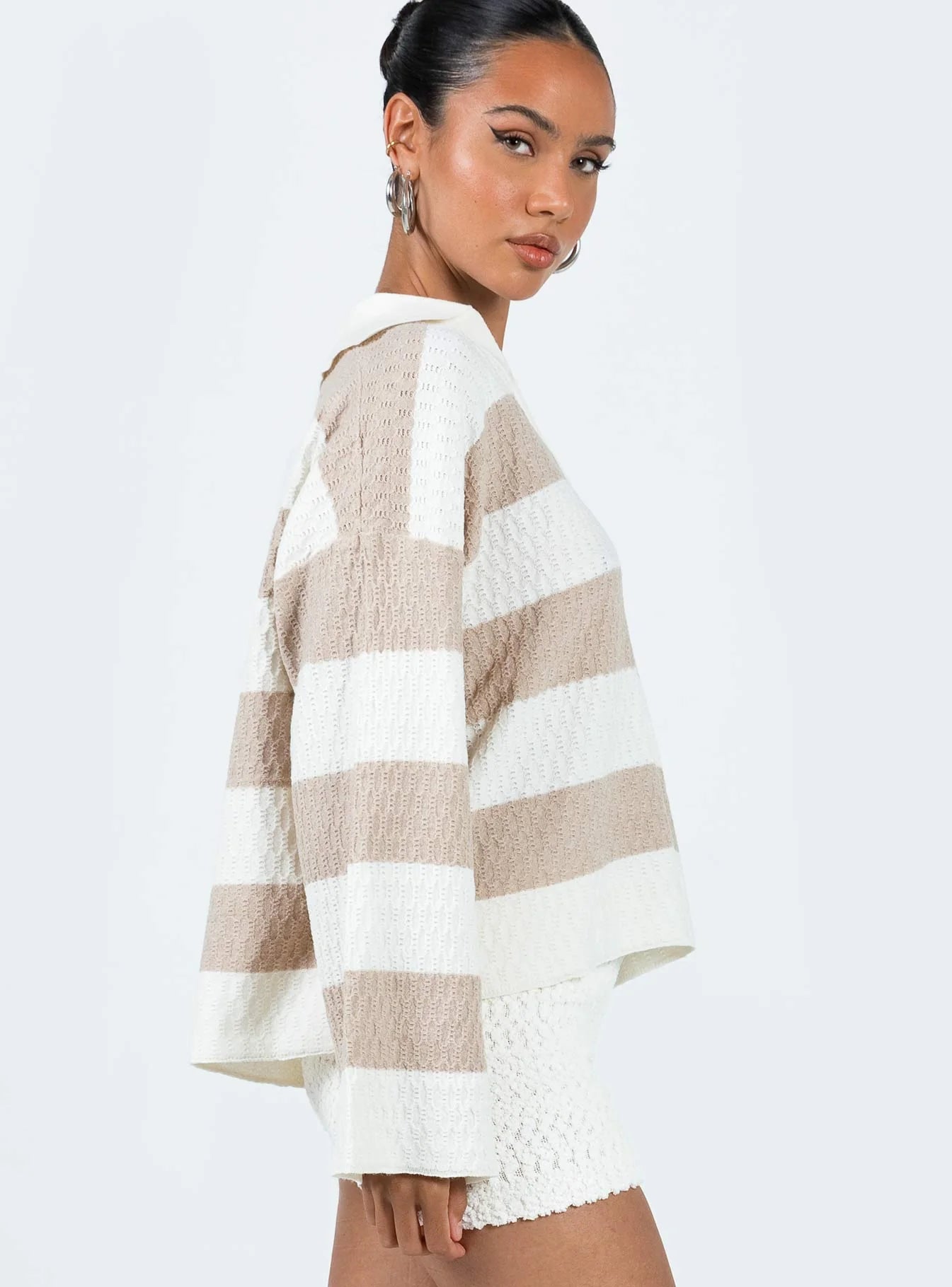 Rick Sweater White Beige
