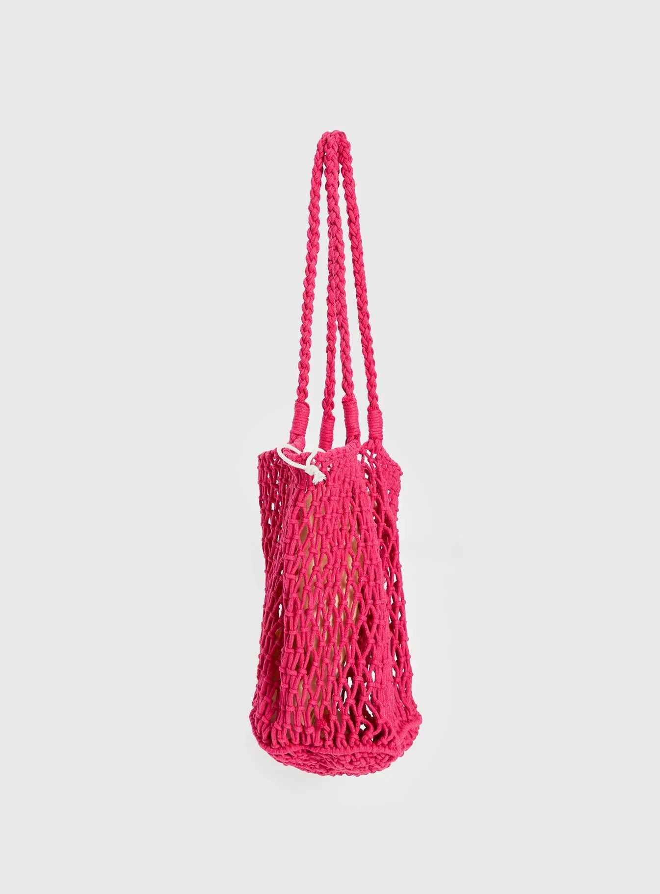 Deylin Woven Tote Bag Pink