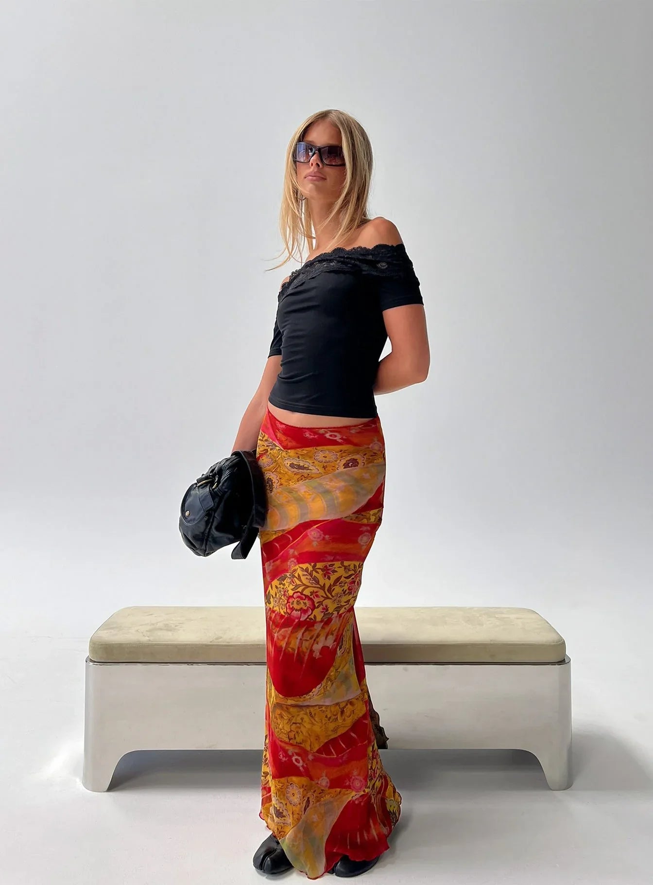 Rowana Maxi Skirt Multi Paisley