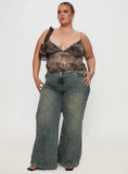 Fast Times Top Leopard Curve