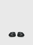 Gretta Lace Slip On Flats Black