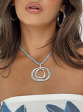Zenda Necklace Blue Silver