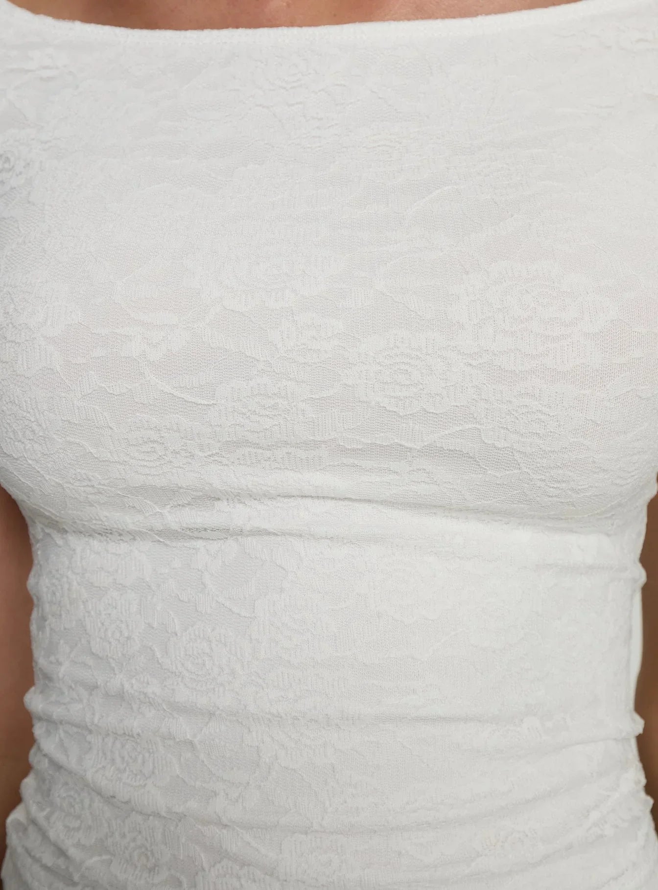 Cheirosa Off Shoulder Lace Top White