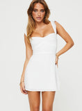 Landon Mini Dress White Petite