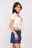 Heidi White Puff Sleeve Top