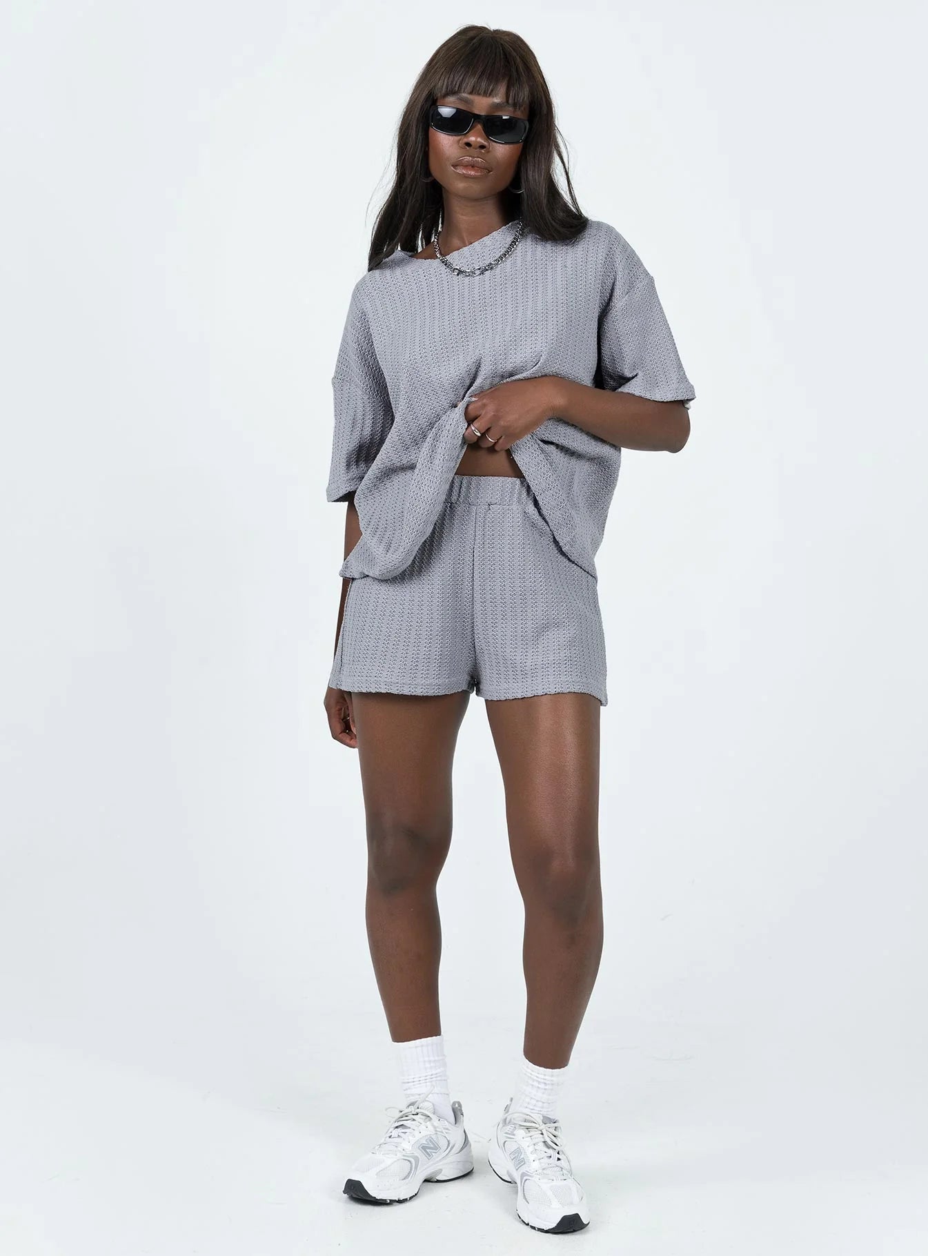 Cammie Knit Set Grey
