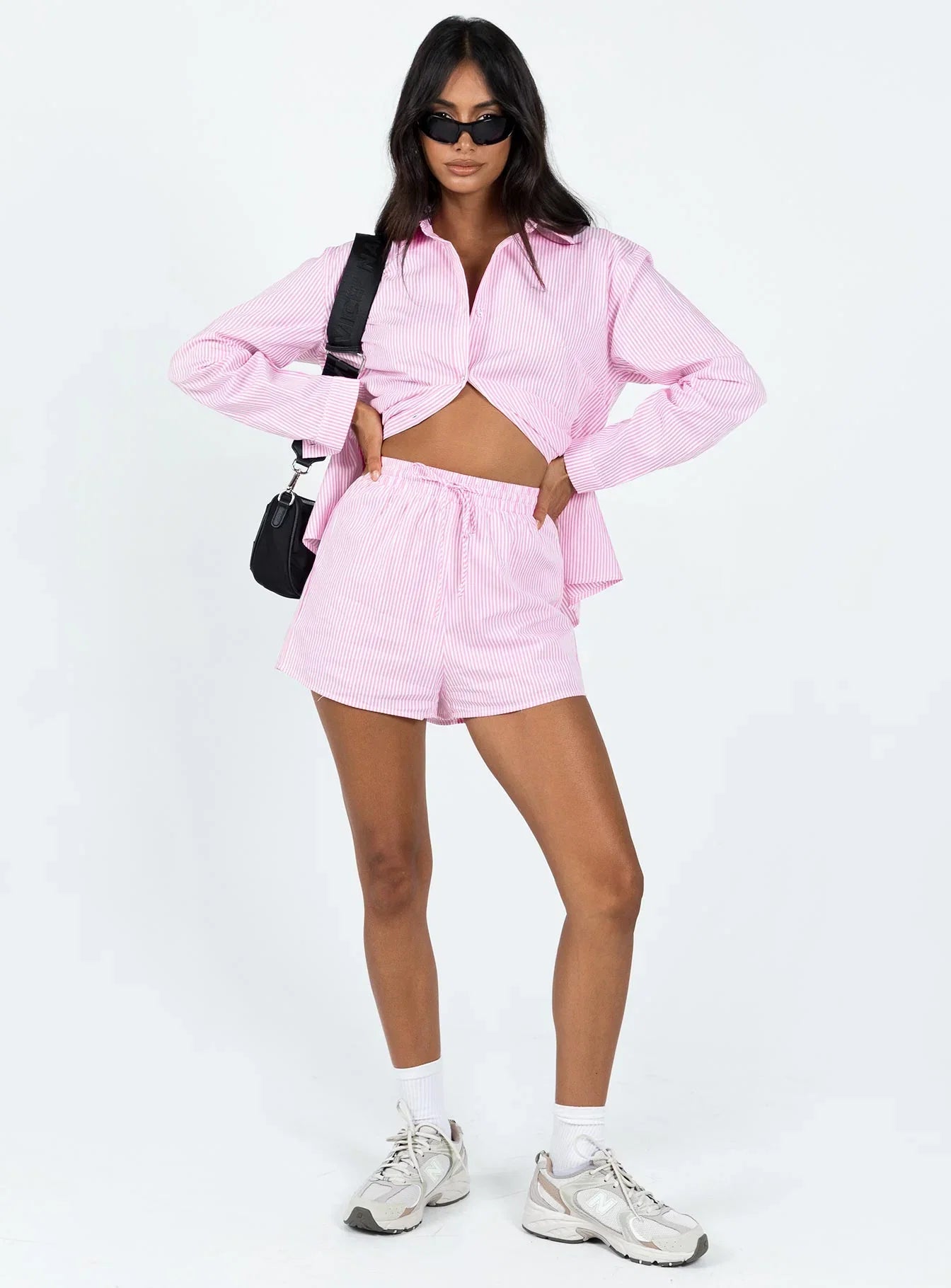 The Chloe Set Pink Stripe