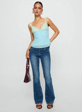 Delvonte Top Blue Yellow