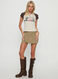 Howdy Cowgirl Graphic Top Cream