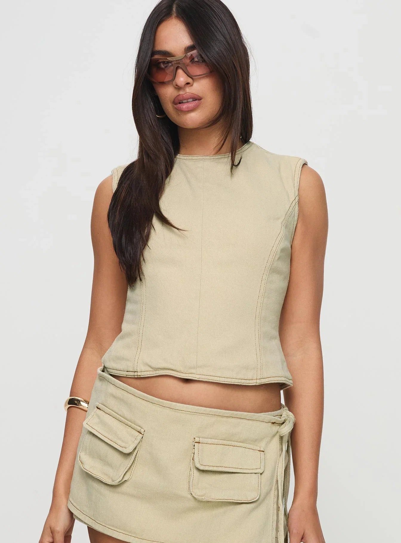 Countryside Top Ecru
