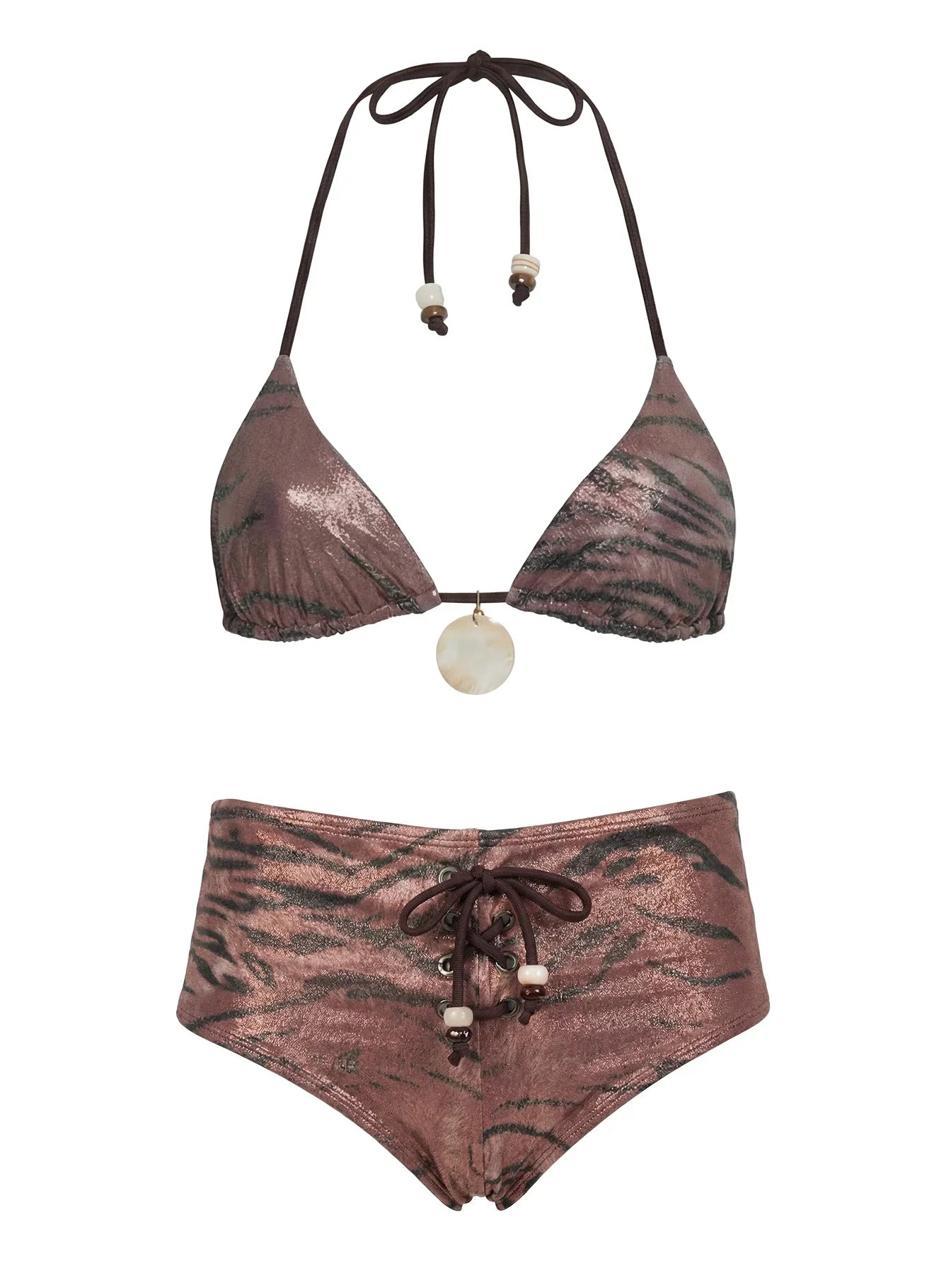 Jennee Micro Swim Shorts Tiger