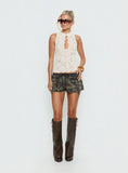 Fender Cargo Micro Shorts Camo