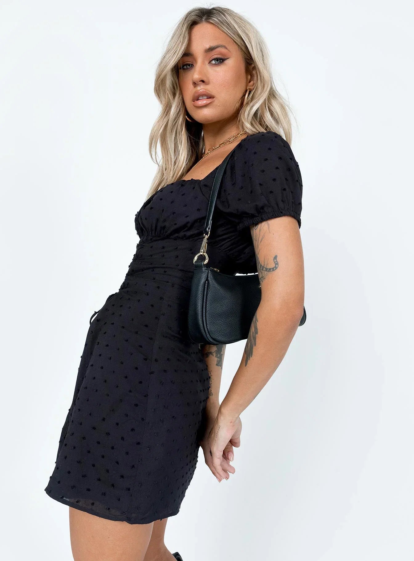 Fauci Mini Dress Black