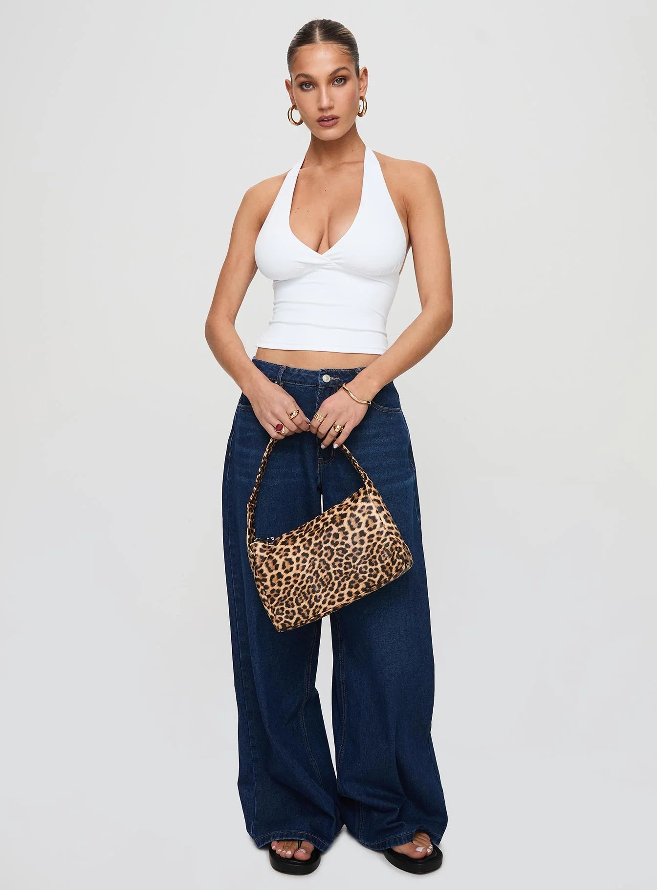 Whimsy Halter Top White