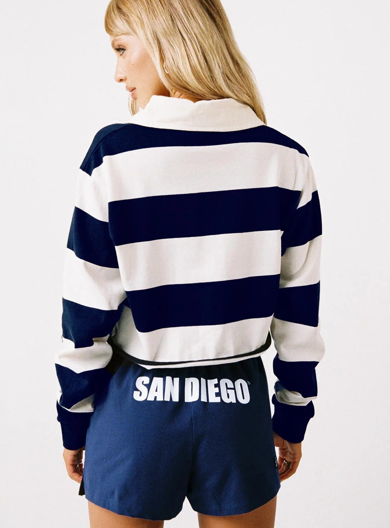 USD Rugby Polo Navy White