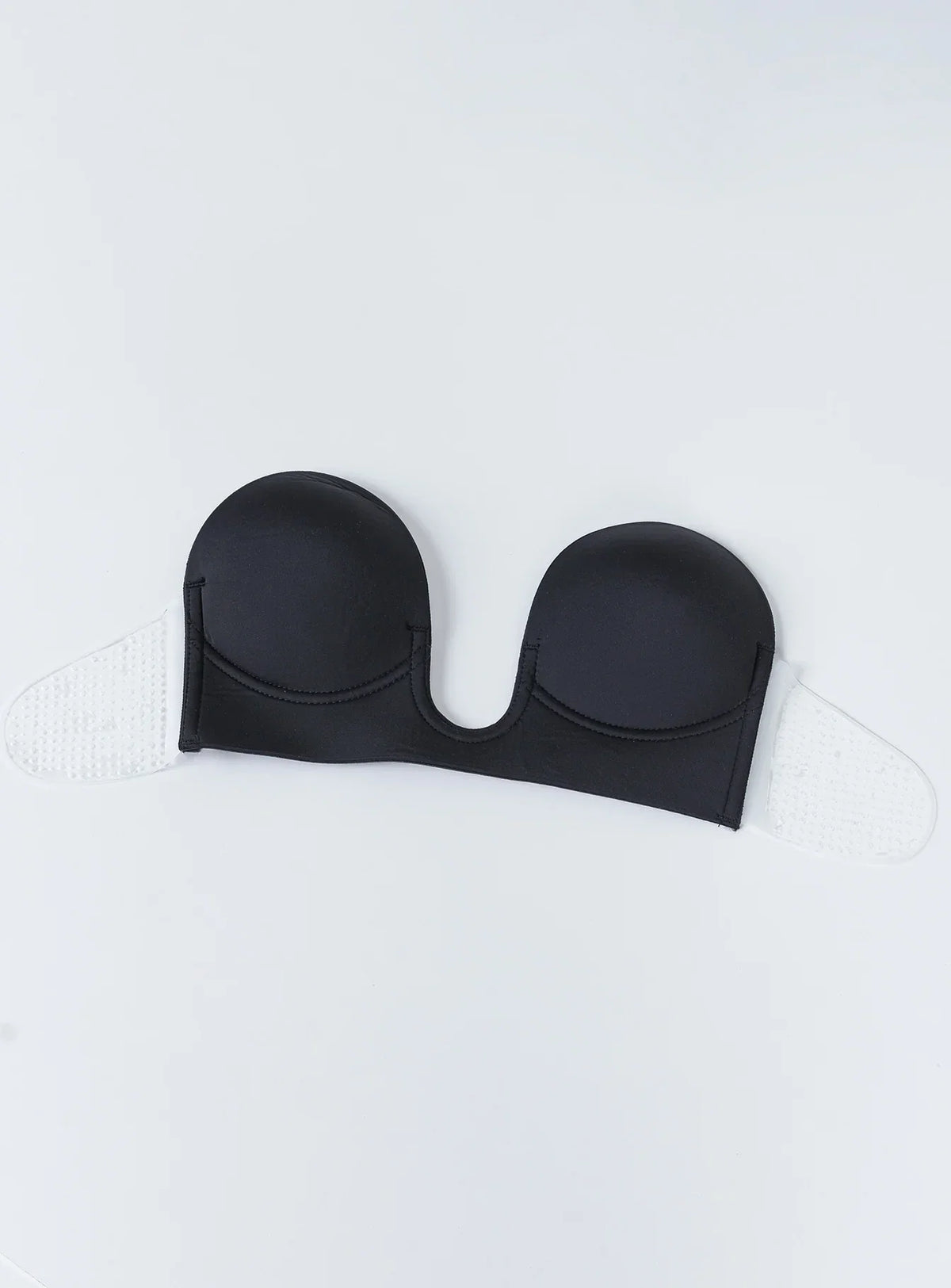 U Shape Backless Bra Black